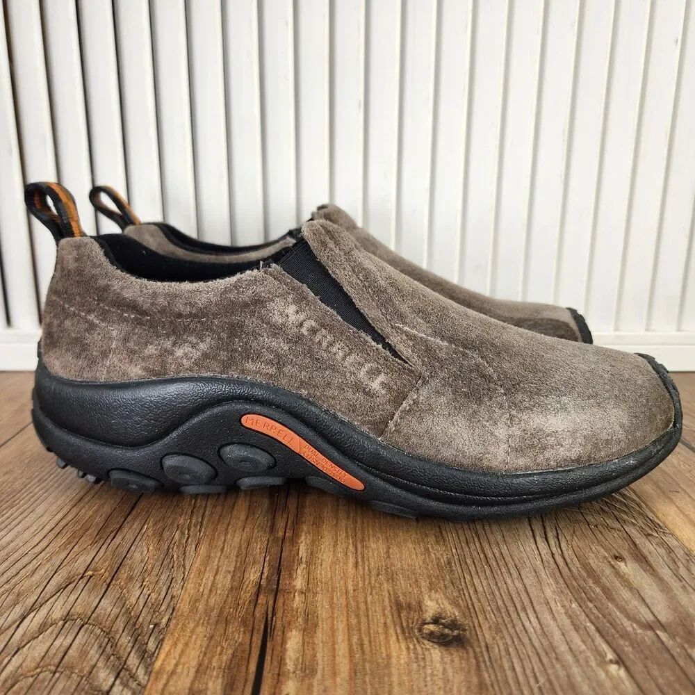 Merrell Jungle Moc Womens Sz 9.5 Brown Suede Slip-On Outdoors Trail Shoes J60788
